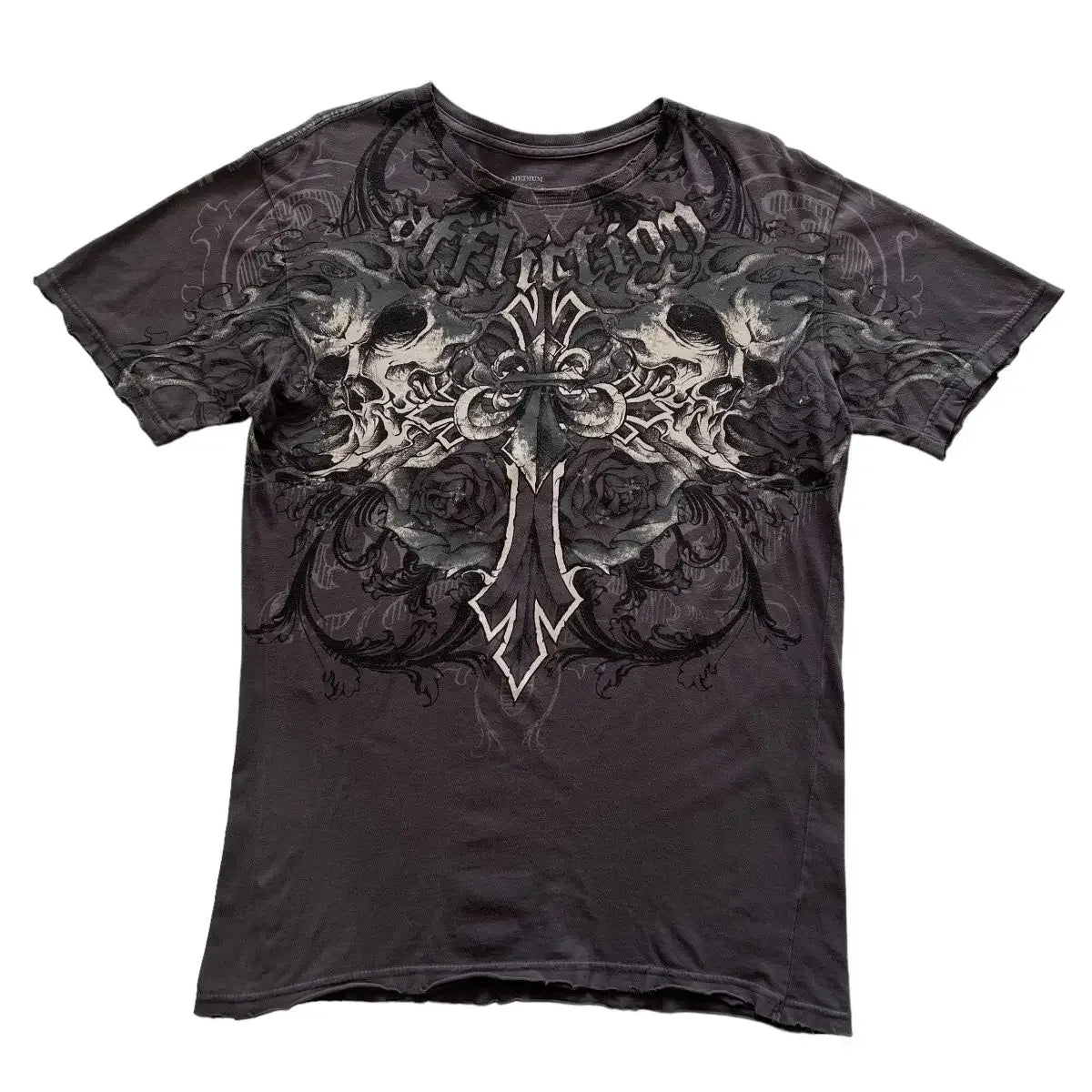 Retro Fashion Print Gothic T-shirt
