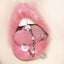 Cute Chain Detachable Drop Beads Tongue Ring