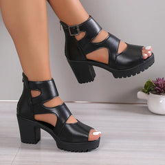 High Heel Gothic Platform Sandal