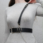 Fashion Gothic Leather Waist Belt