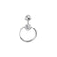 Zircon Stainless Steel Barbell Tongue Ring