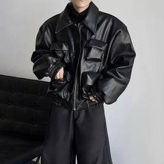 Gothic Style Biker Jacket