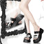 Metal Rivet Platform Gothic Sandal