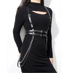 Fashion Gothic Harness Waist Belt