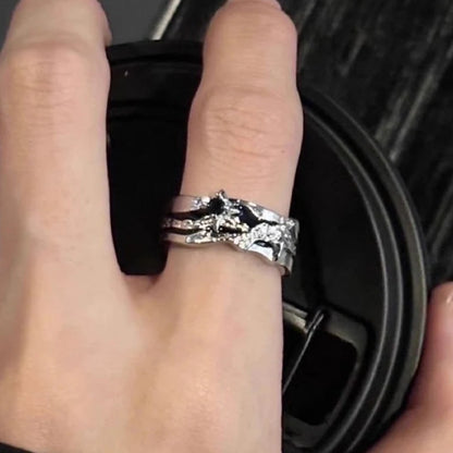 Punk Gothic Bat Wing Ring