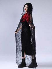 Two-Layer Lace Cloak