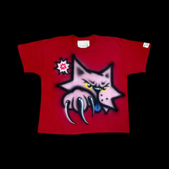 Gothic Cartoon Graphic Cotton Oversized T-shirt