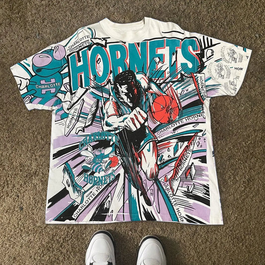 Punk Rock Graphic Cotton Oversized T-shirt