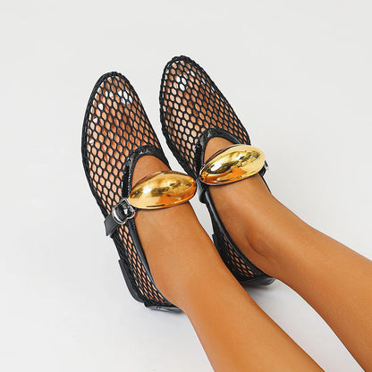 Ballerinas Woman 2024 Round Toe Casual Sneaker Summer Flat