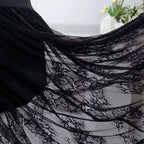 See Through Lace Maxi Party Skirt