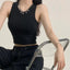 Sports Tank Backless Crop Top