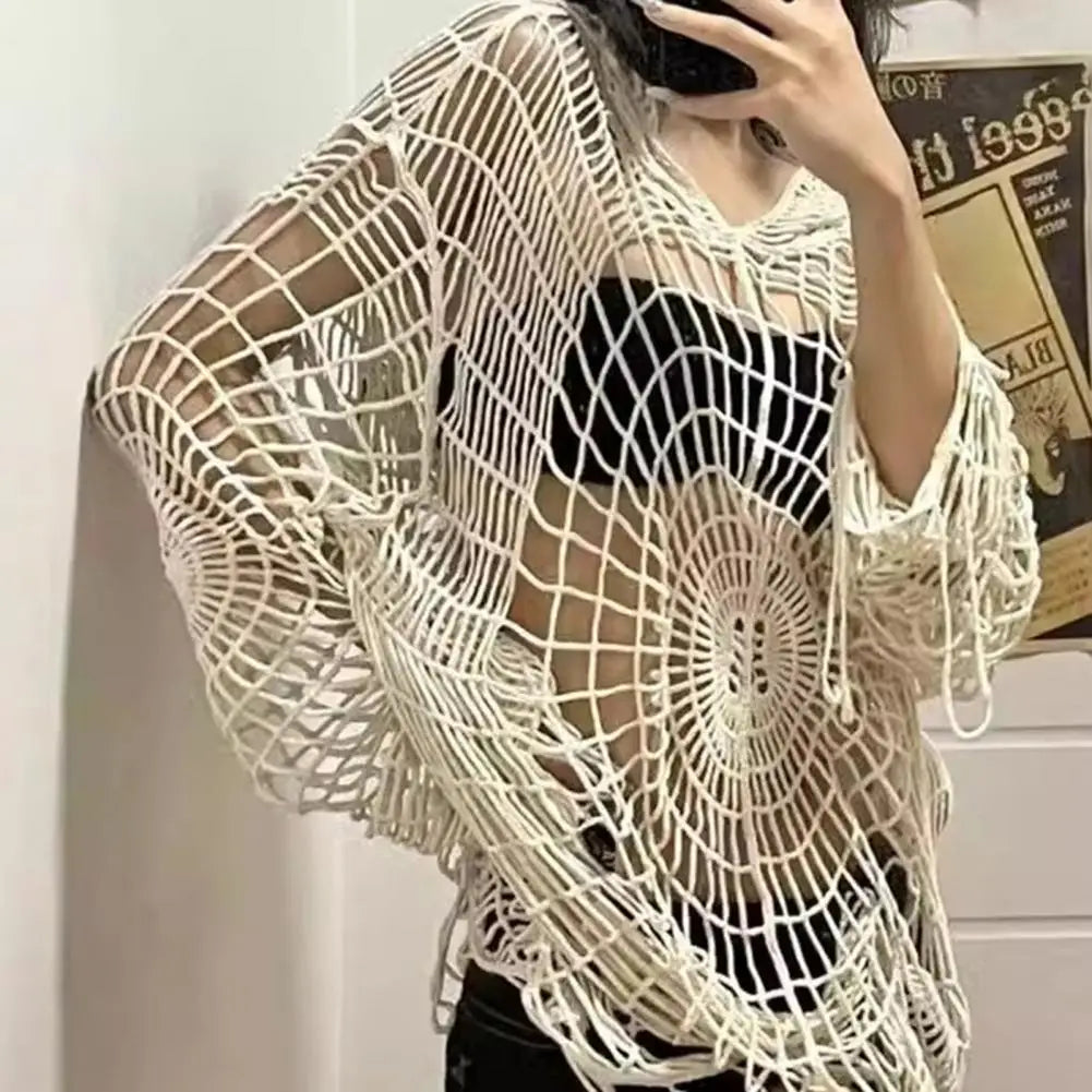 Tassel Hem Knit Sweater Main image