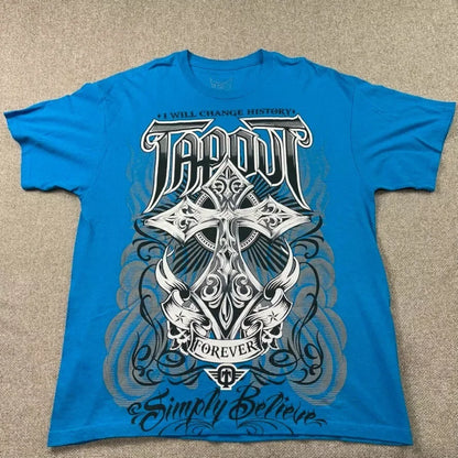 Gothic Retro Oversized Cotton T-shirt