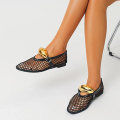 Ballerinas Woman 2024 Round Toe Casual Sneaker Summer Flat