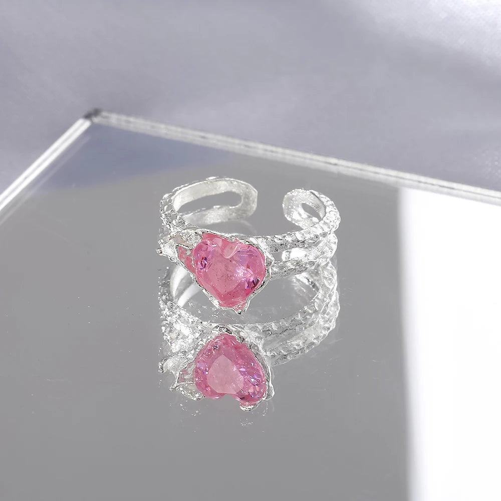 Gothic Animal Butterfly Zircon Star Ring