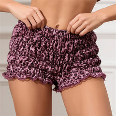 Leopard Print Elastic Short