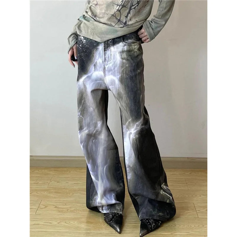 Retro Gothic High Waist Pant