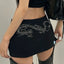 Dragon Rhinestone A-line Skirt
