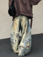 Embroidered Gothic Destruction Pant