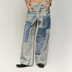 Washed Gothic Printed Street Pant
