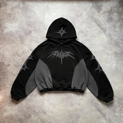 Vintage Gothic Flash Diamond Hoodie