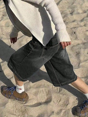 Slant Pocket Bermuda Denim Short