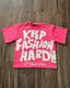 Gothic Hip Hop Letter Print Cotton T-shirt