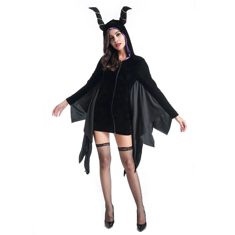 Bat Sleeve Horned Cloak Secondary image