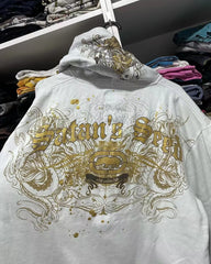 Gothic Vintage Big Pattern Hoodie