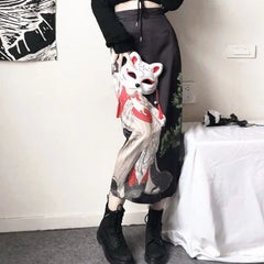 Plaid Patchwork Flounce Skirt