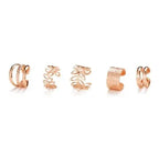 Silver Leaves Clip Simple Non-Piercing Earring