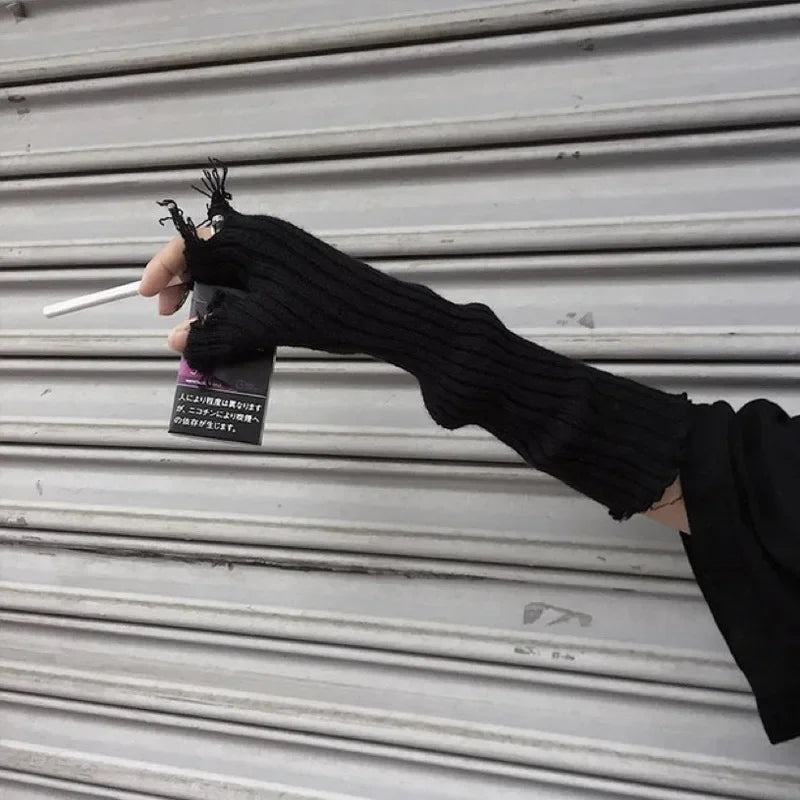 Gothic Knitted Punk Glove