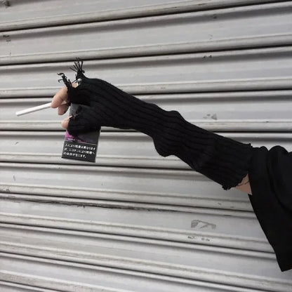 Gothic Knitted Punk Glove
