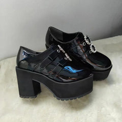 Patent Leather JK Gothic High Heel