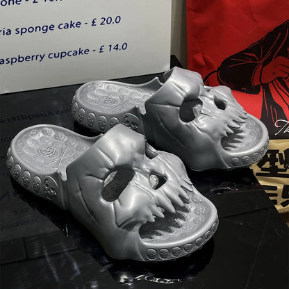 Skull Gothic Platform Sandal
