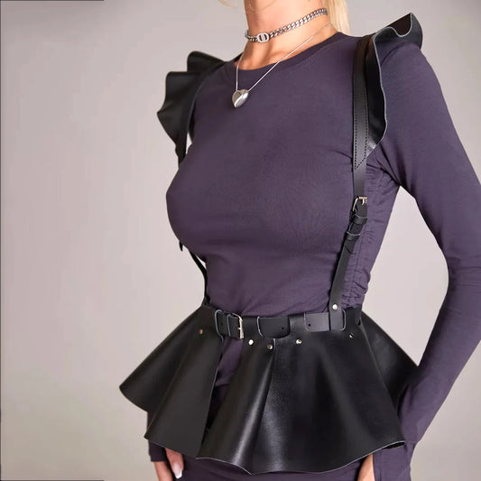 Fashion Gothic Leather Body Harness Belt