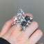 Gothic Black Rose Ring