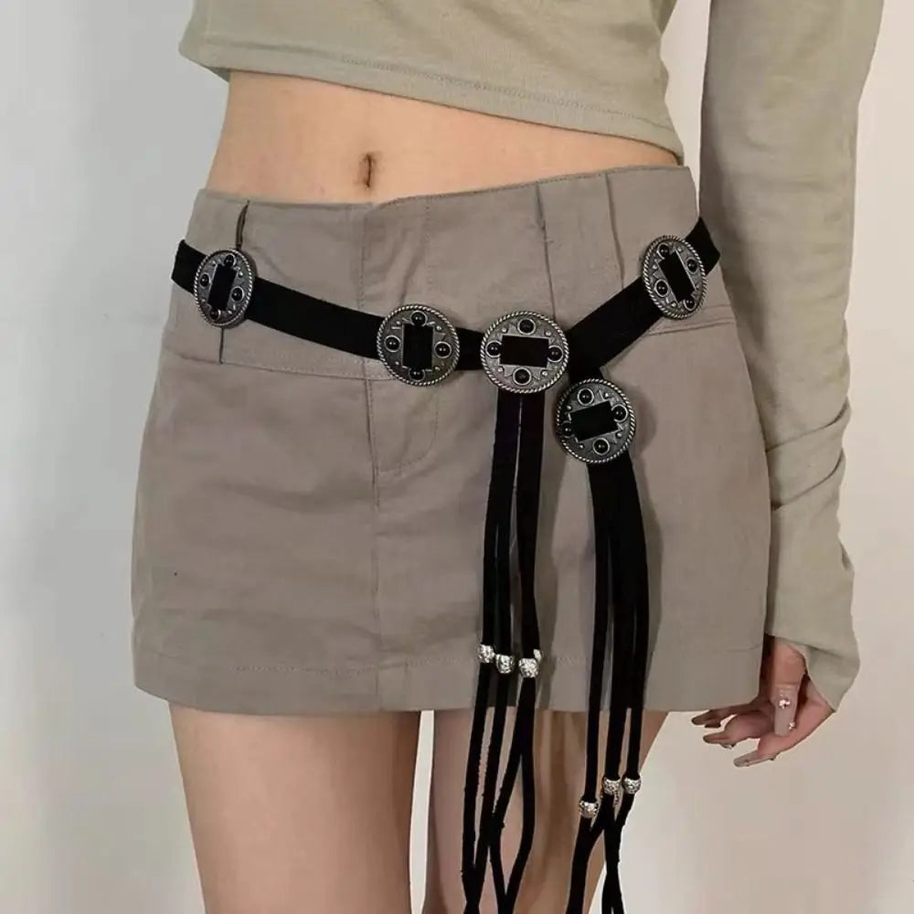 Bohemian Gothic Tie Rope Waist Belt