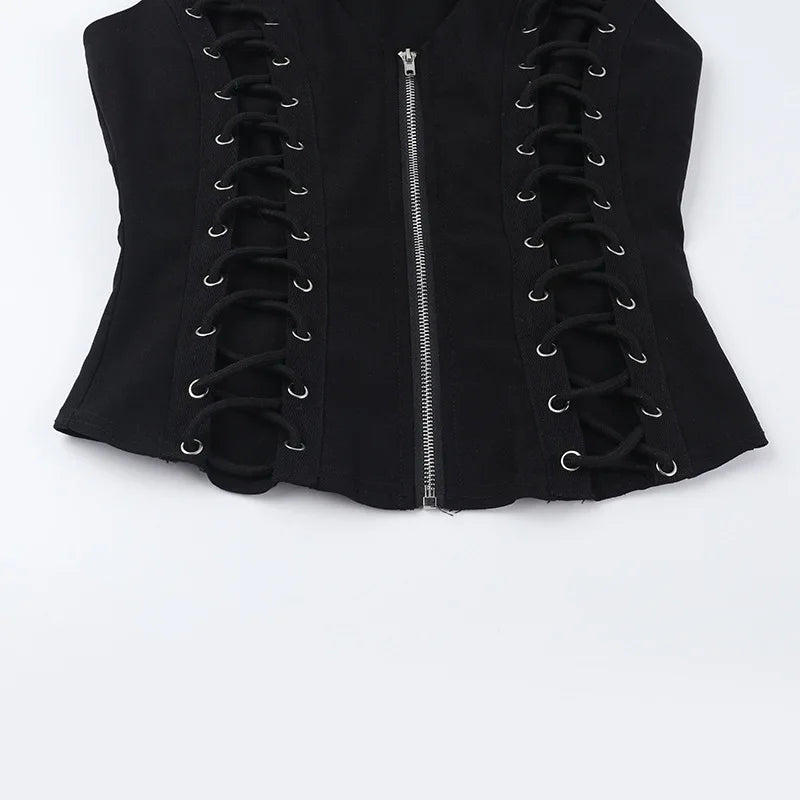 Sleeveless Bandage Corset