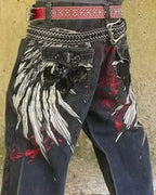 Dark Devil Wide Leg Pants