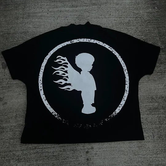 Retro Streetwear Fashion Graphic T-shirt
