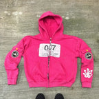 Gothic Embroidery Oversized Hoodie