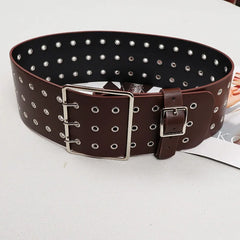 Runway Fashion Gothic Rivet Leather Cummerbund Belt