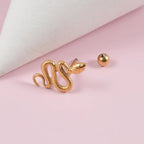 New Style 316L Surgical Steel Snake Tongue Ring