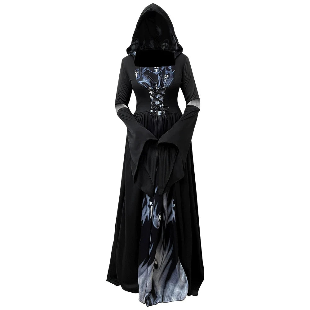 Medieval Sorcerer Costume Cloak Secondary image