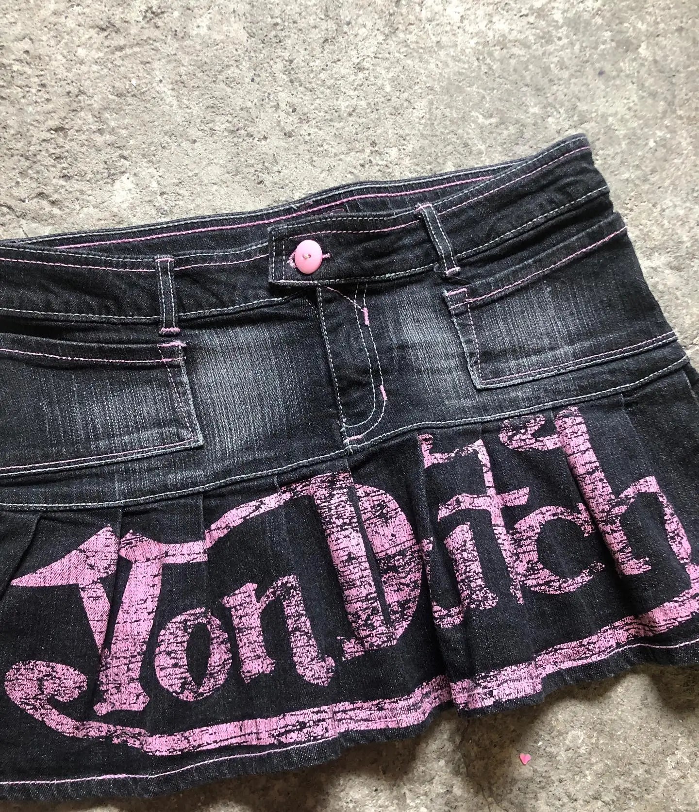 Y2K Harajuku Goth Sexy Spice Girls Skirt Secondary image