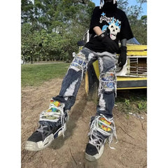 Water Washed Gothic Heavy Industry Pant