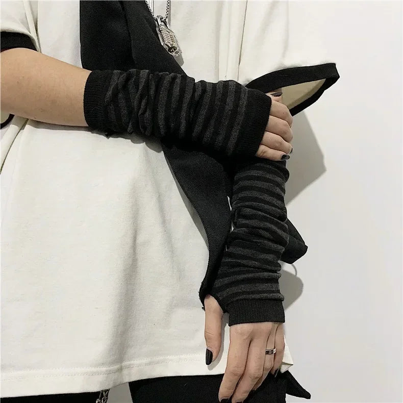 Gothic Knitted Punk Glove