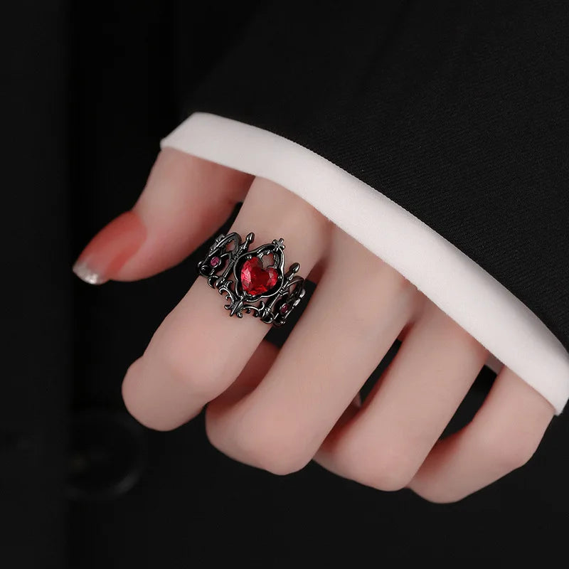 Gothic Irregular Gemstone Ring Main image