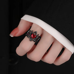 Gothic Irregular Gemstone Ring